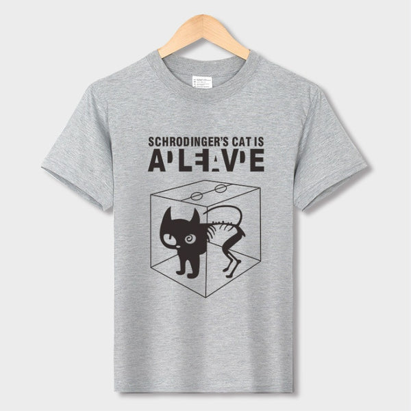 Han Hent The Big Bang Theory Shirt Schrodinger''s Cat T-shirt S Men Swag Funny Cotton Short Sleeve T Shirt S Summer T Shirt Homme