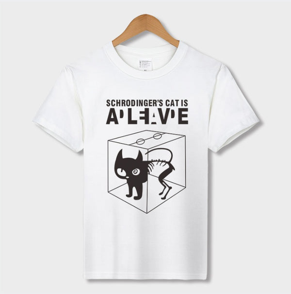 Han Hent The Big Bang Theory Shirt Schrodinger''s Cat T-shirt S Men Swag Funny Cotton Short Sleeve T Shirt S Summer T Shirt Homme