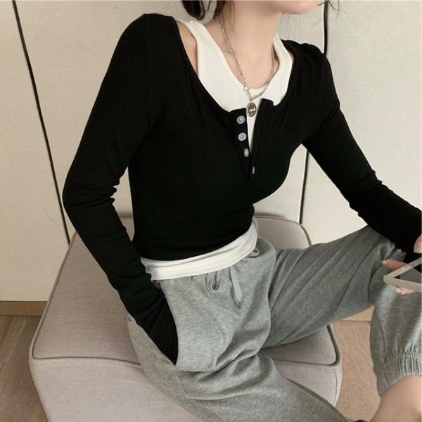 Small Group With Long Sleeves Two Fake Bottoms