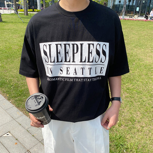Long Dao Dao SS Logo Short Sleeve T-shirt Men"s Black