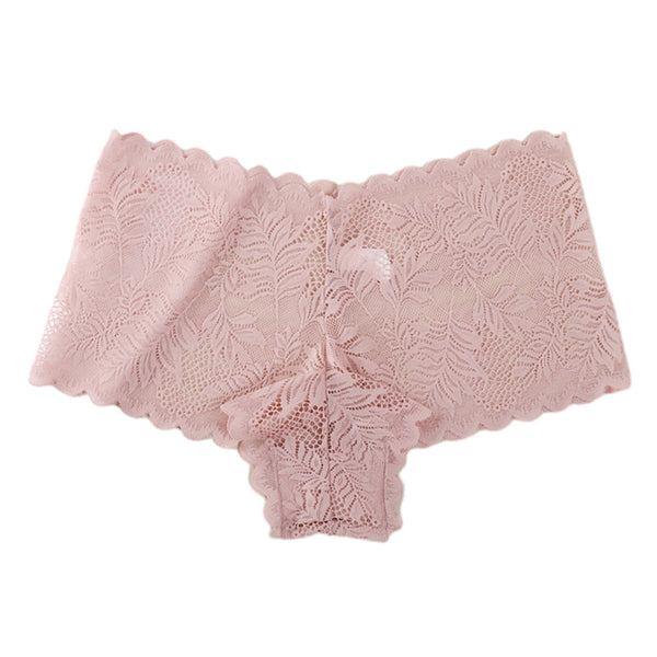 Womens Lace Low-Waist Sexy Thong Bottoms