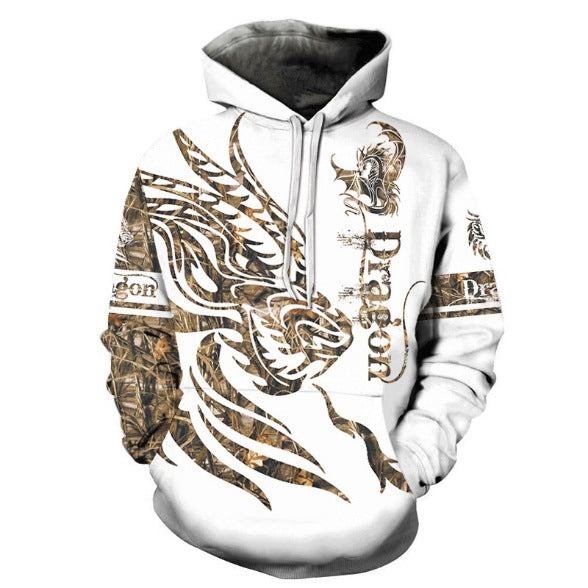 Hoodies Animal Print Street Trend