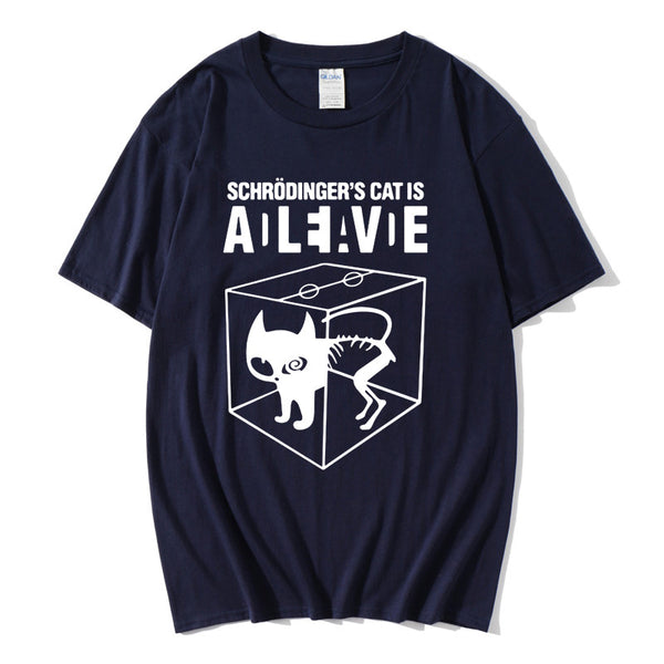 Han Hent The Big Bang Theory Shirt Schrodinger''s Cat T-shirt S Men Swag Funny Cotton Short Sleeve T Shirt S Summer T Shirt Homme