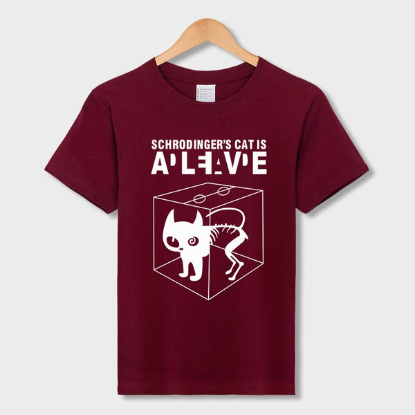 Han Hent The Big Bang Theory Shirt Schrodinger''s Cat T-shirt S Men Swag Funny Cotton Short Sleeve T Shirt S Summer T Shirt Homme
