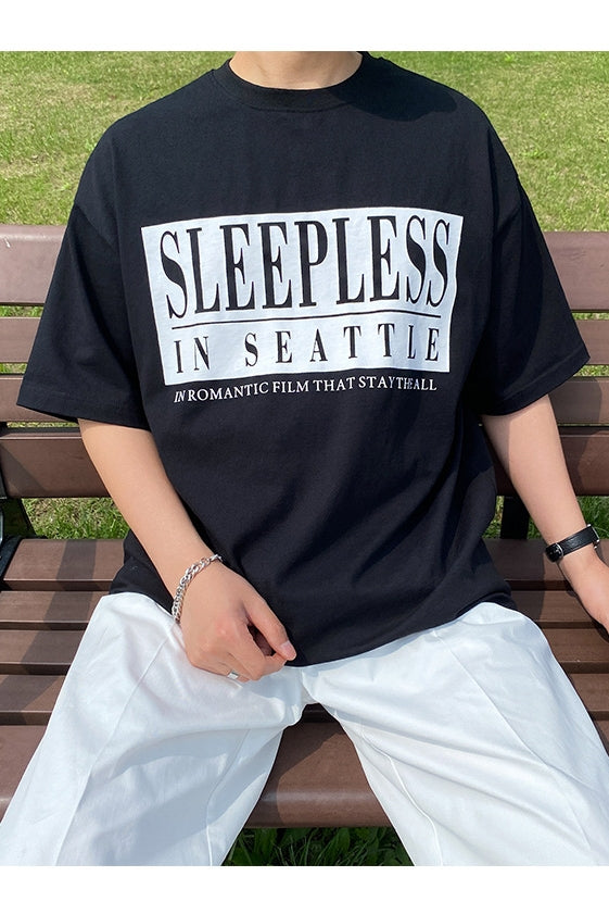 Long Dao Dao SS Logo Short Sleeve T-shirt Men"s Black