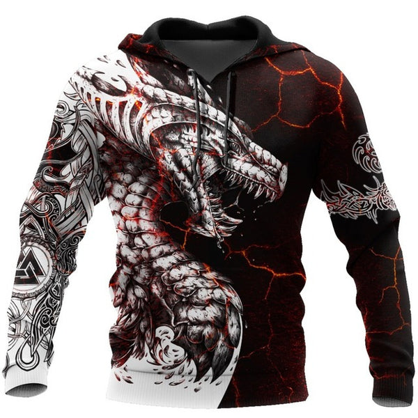 Hoodies Cool Animal-print Street